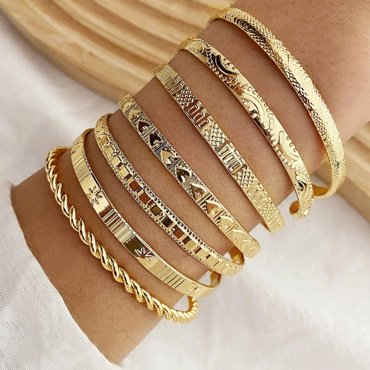 Golden Hour Bangle Set