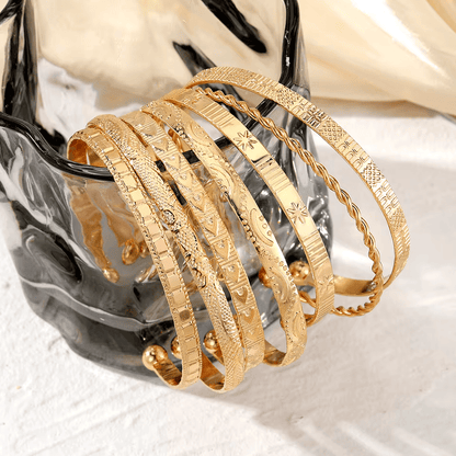 Golden Hour Bangle Set